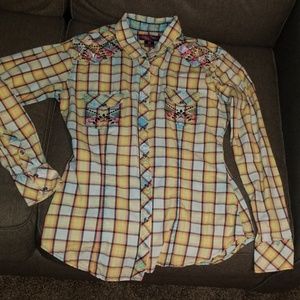 Rock & Roll Cowgirl Pearl snap shirt